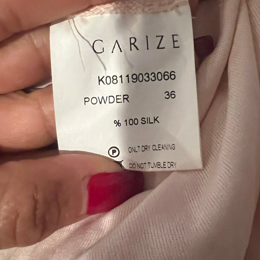 $300 GRAZIE EMBELLISHED SILK ASYMMETRICAL DRESS SZ 36 / 4 US - Picture 8 of 8
